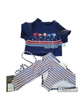 Art Class Girls XS 3-Piece Swim Set New Tags